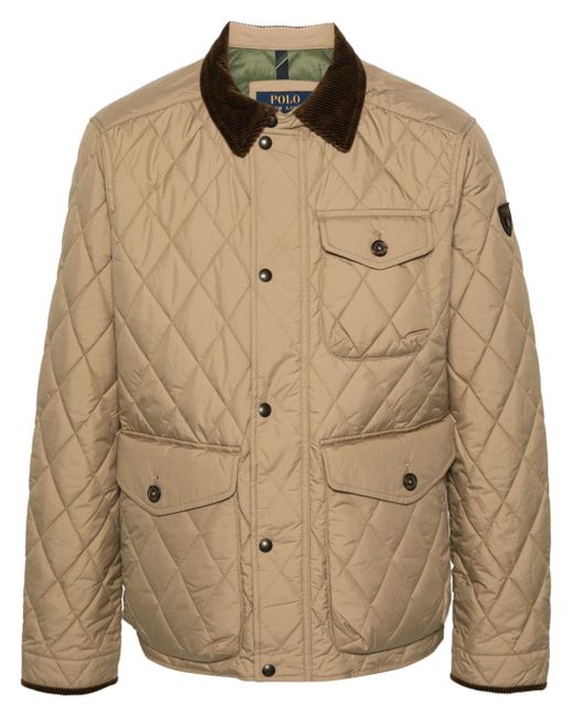 Polo Ralph Lauren logo-appliqué quilted jacket