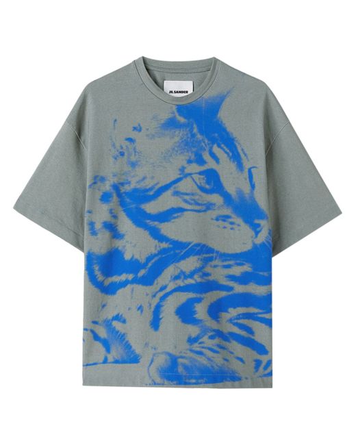 Jil Sander abstract-print T-shirt