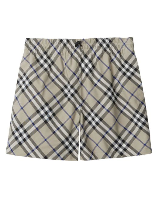 Burberry Equestrian Knight checked shorts