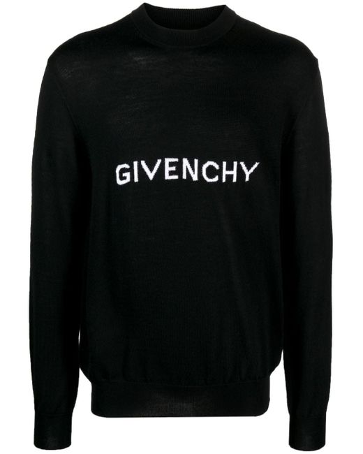 Givenchy logo intarsia jumper