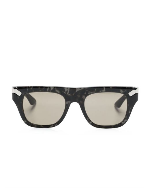 Alexander McQueen tortoiseshell square-frame sunglasses