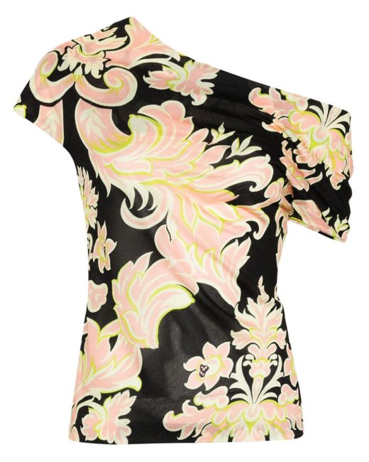 Etro floral-print crepe blouse