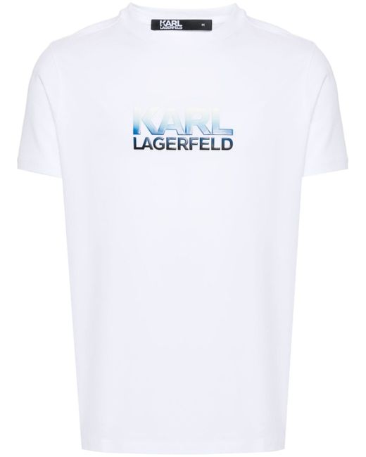 Karl Lagerfeld 3D logo-detail T-shirt