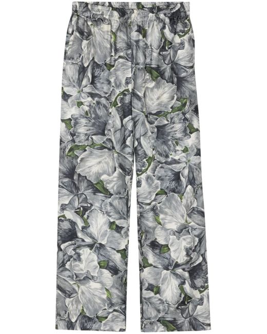 Sunflower floral-print trousers