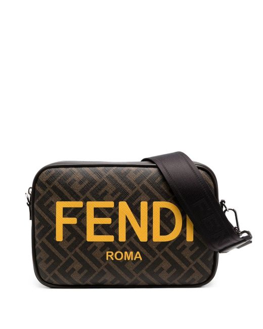 Fendi FF logo-print shoulder bag