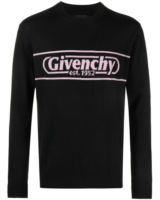 Givenchy logo-intarsia jumper