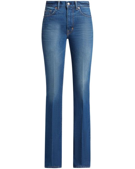 Tom Ford stonewashed flared jeans