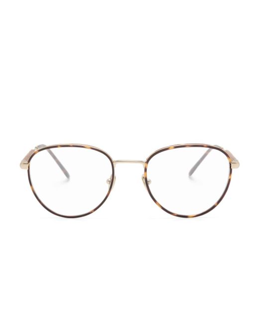 Giorgio Armani Panto round-frame glasses