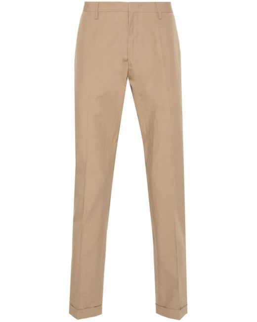 Paul Smith pressed-crease cotton trousers