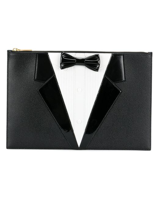 Thom Browne dinner suit clutch Calf Leather/Patent