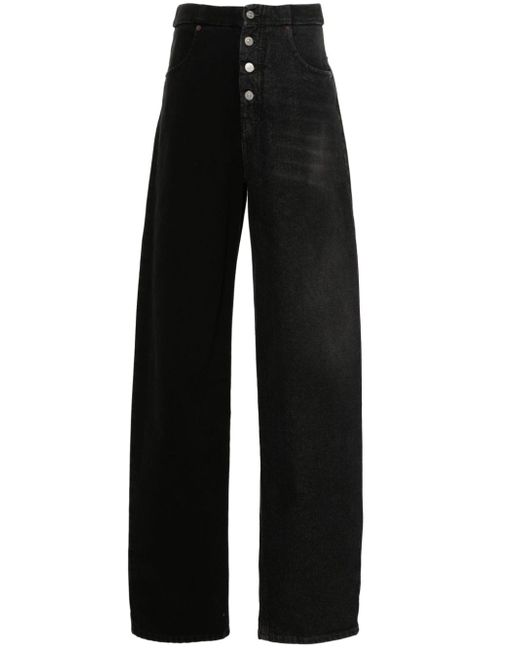 Mm6 Maison Margiela Half and wide-leg jeans