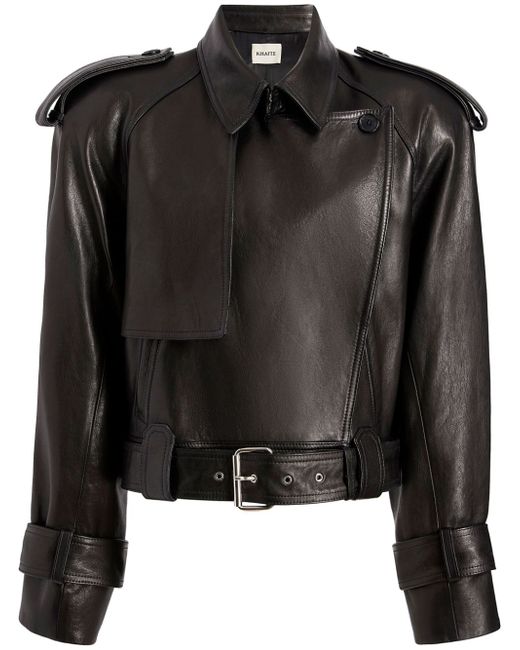 Khaite The Hammond leather jacket