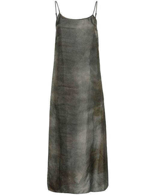 Uma Wang abstract-print midi dress