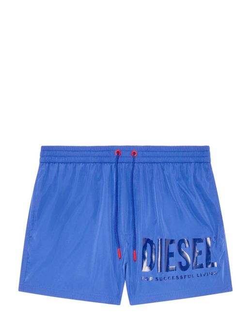 Diesel maxi logo swim shorts