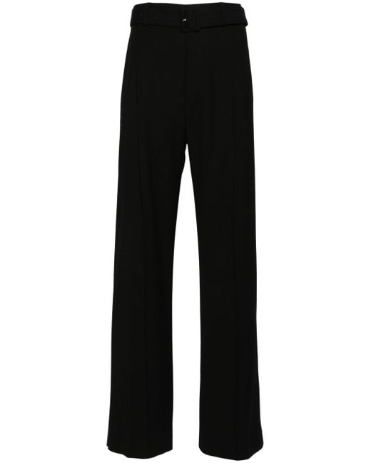 Dries Van Noten pleated wide-leg tailored trousers
