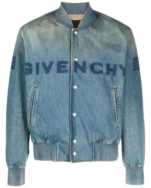 Givenchy logo-print denim jacket