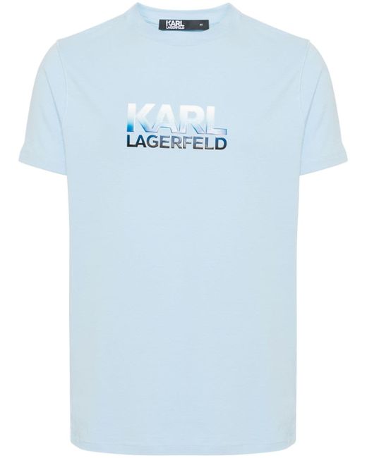 Karl Lagerfeld 3D logo-detail T-shirt