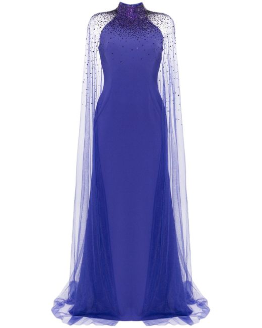 Jenny Packham Limelight crystal-embellished gown