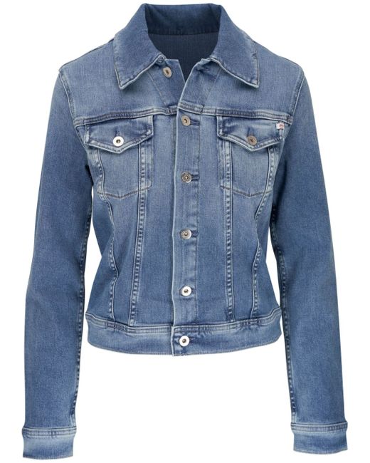 Ag Jeans spread-collar denim jacket