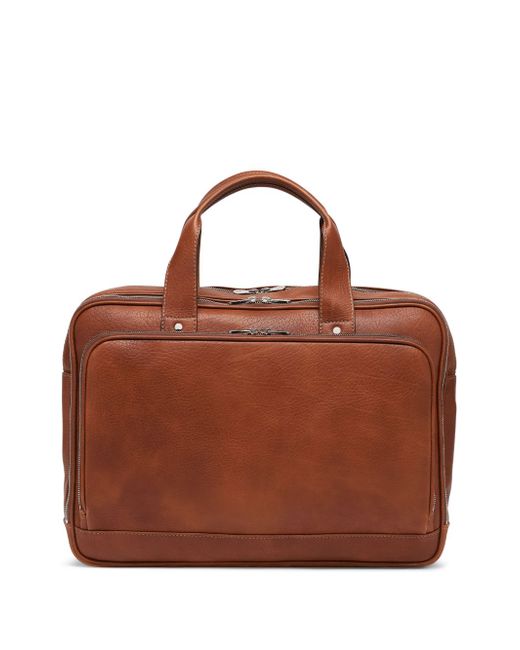 Brunello Cucinelli zipped briefcase