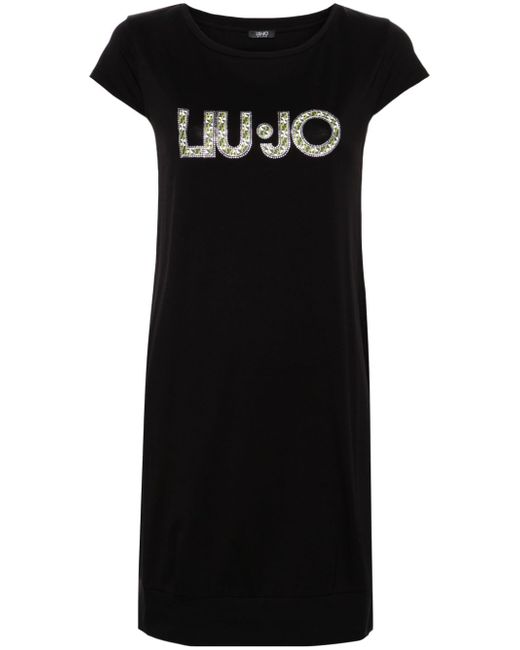 Liu •Jo logo-print T-shirt dress
