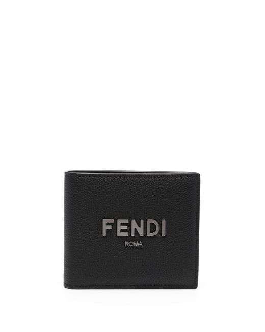 Fendi embossed-logo bi-fold wallet