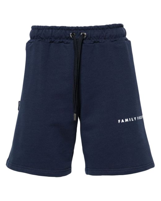 Family First logo-print jersey bermuda shorts