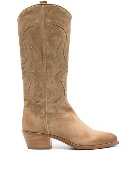 Sartore 50mm western-style suede boots