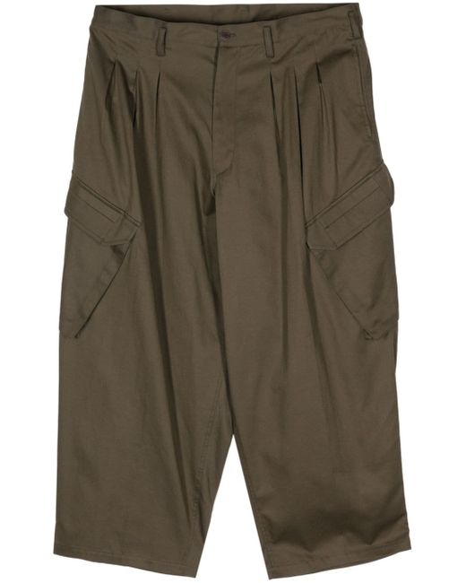 Yohji Yamamoto drop-crotch cargo trousers