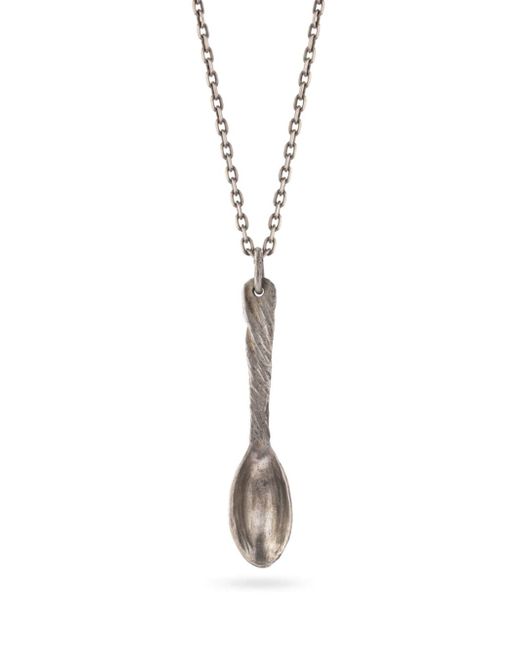 Holzpuppe spoon statement-pendant necklace