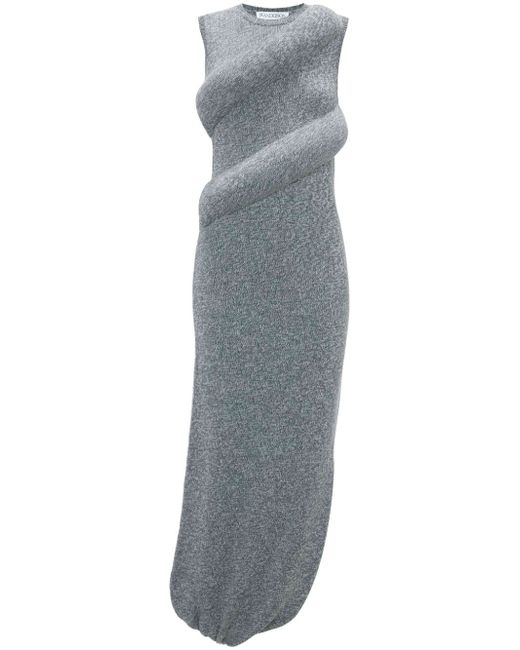J.W.Anderson padded knitted maxi dress