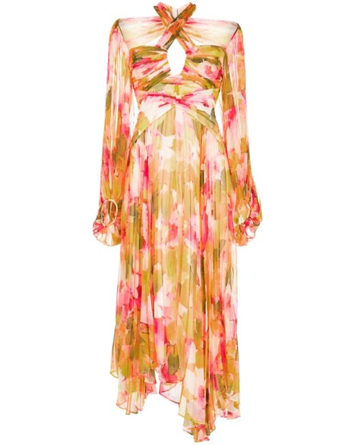 Acler Abbeywood floral-print midi dress