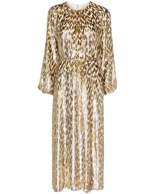 Simkhai Odina leopard-print maxi dress