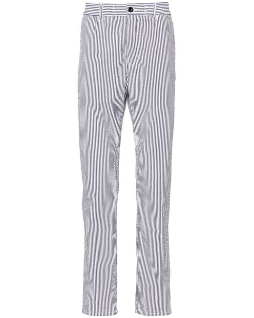 Incotex striped straight-leg trousers