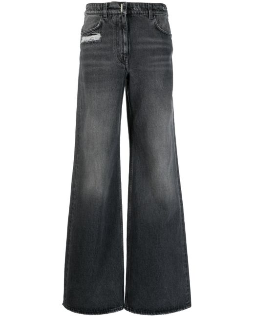 Givenchy mid-rise flared jeans