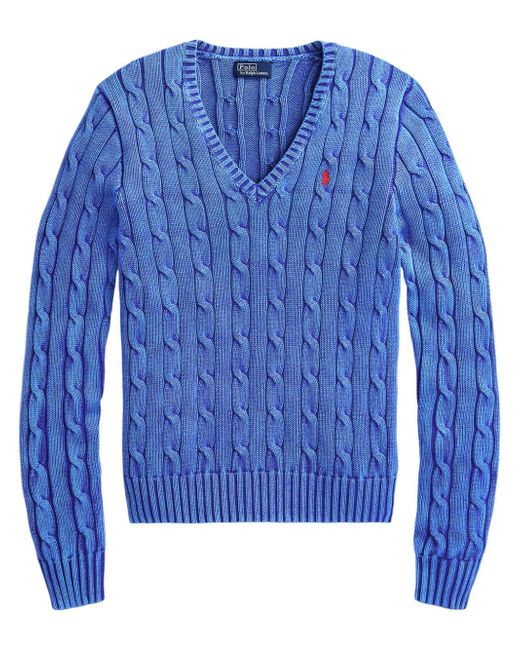 Polo Ralph Lauren V-neck cable-knit jumper