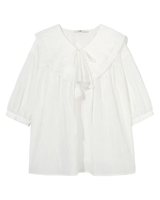 b+ab layered ruffle-detail blouse