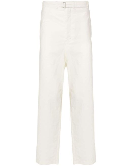 Lemaire belted tapered trousers