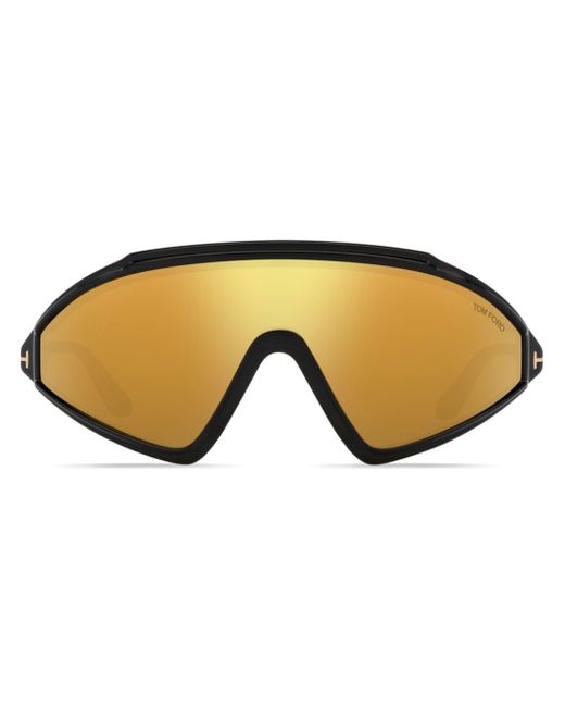 Tom Ford Lorna shield-frame sunglasses