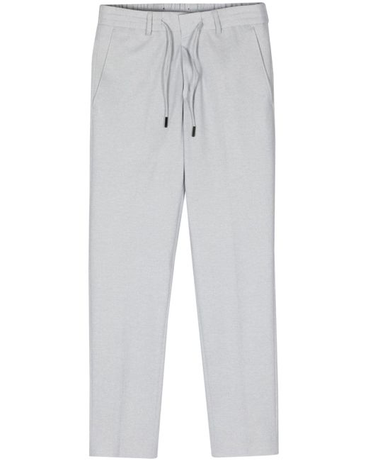 Karl Lagerfeld drawstring-waist jersey chino trousers