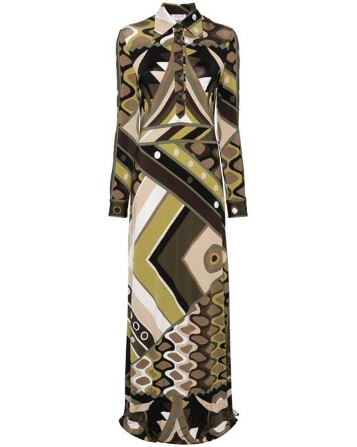 Pucci abstract-print maxi dress