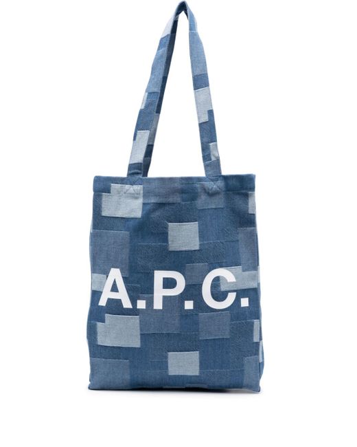 A.P.C. Lou logo-print tote bag
