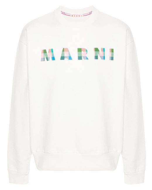 Marni logo-print sweatshirt