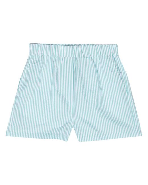 Manuel Ritz striped seersucker shorts