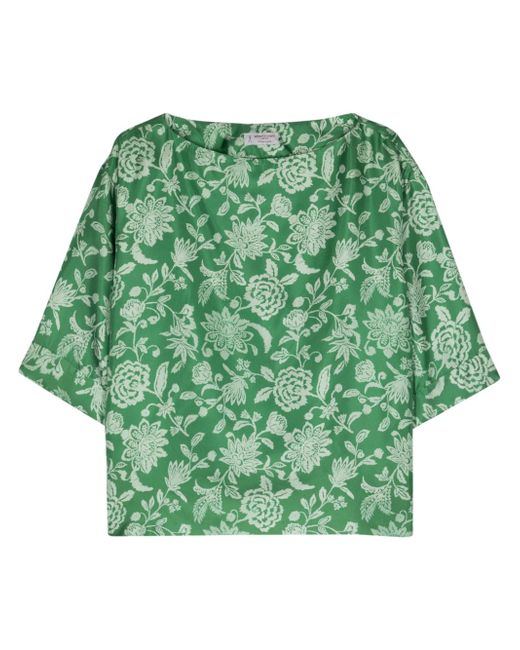 Alberto Biani floral-print blouse