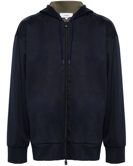 Lardini long-sleeve hooded jacket