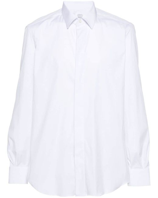 Mazzarelli classic-collar poplin shirt