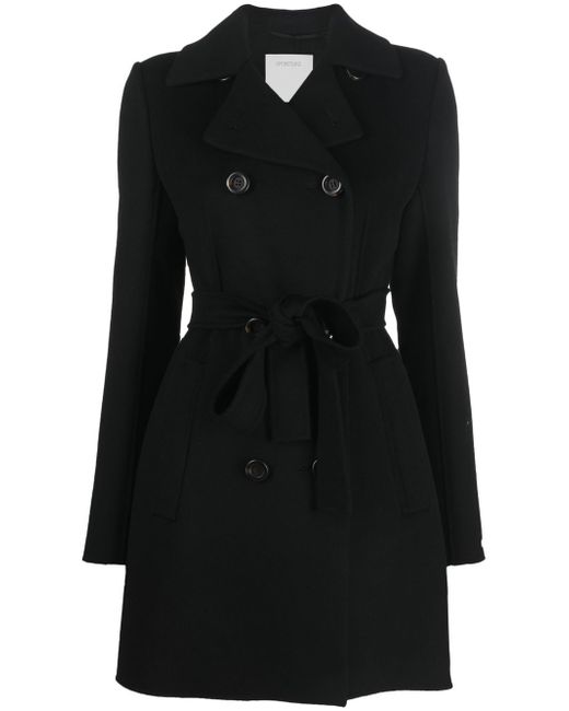 Sportmax double-breasted wool coat