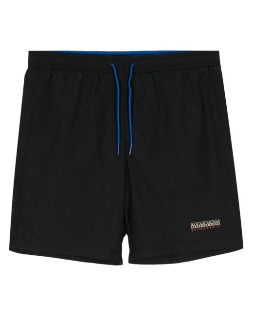 Napapijri logo-patch swim shorts