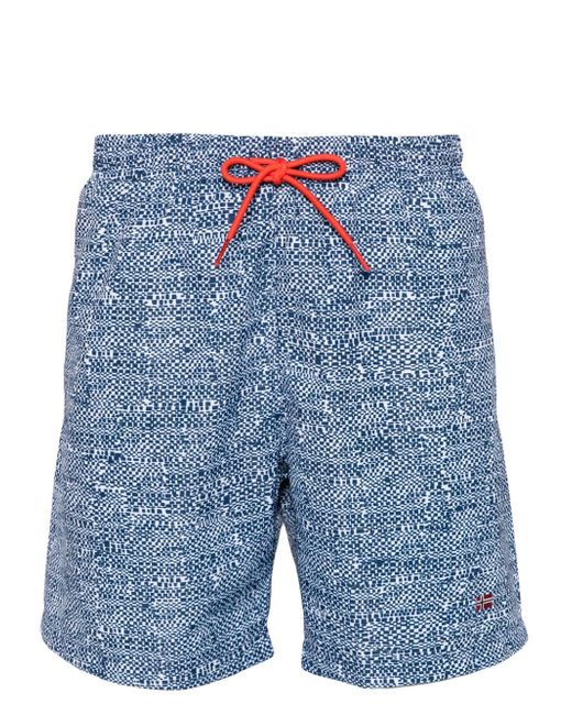 Napapijri printed swim shorts